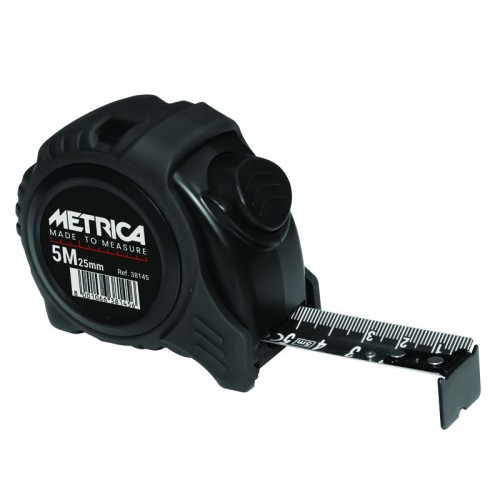 METRE METRICA ALL BLACK 8MX25MM